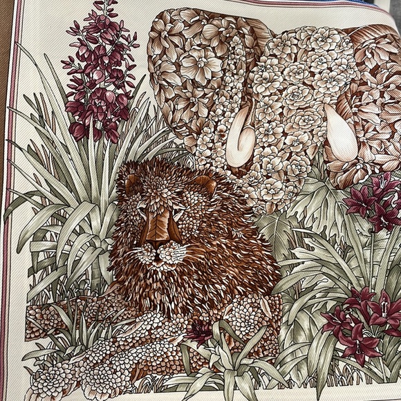 ✨✨ Salvatore Ferragamo Silk Scarf Pink Grey Gold Blue Multicolor Wrap Scarf✨✨ - Picture 11 of 17